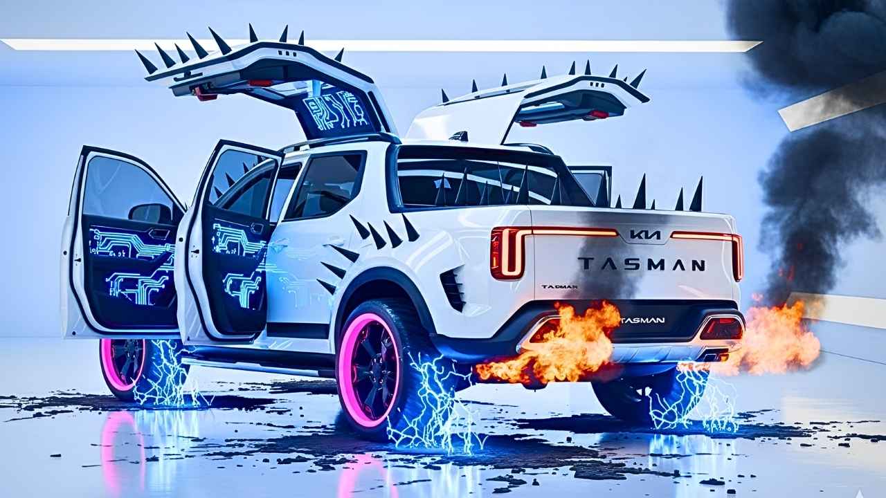 Kia Tasman 2026: La Pickup Eléctrica/Moderna y Versátil con Tecnología Avanzada y Máximo Rendimiento